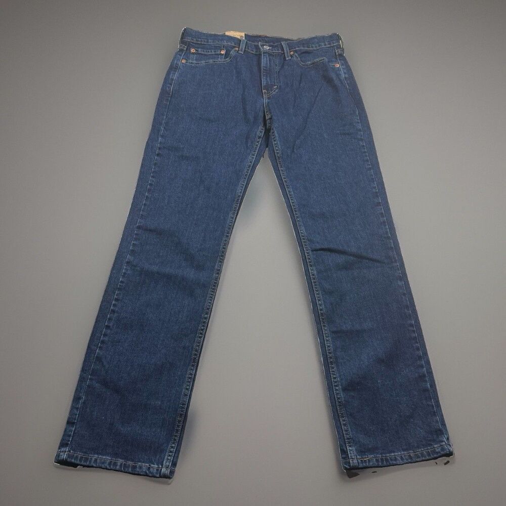 Levi’s 514 Straight Jeans Men’s 32x32 Dark Wash Flex Stretch NEW